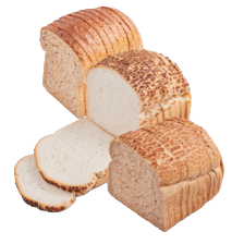 Bakkersbrood tijger of Ribbelbrood half